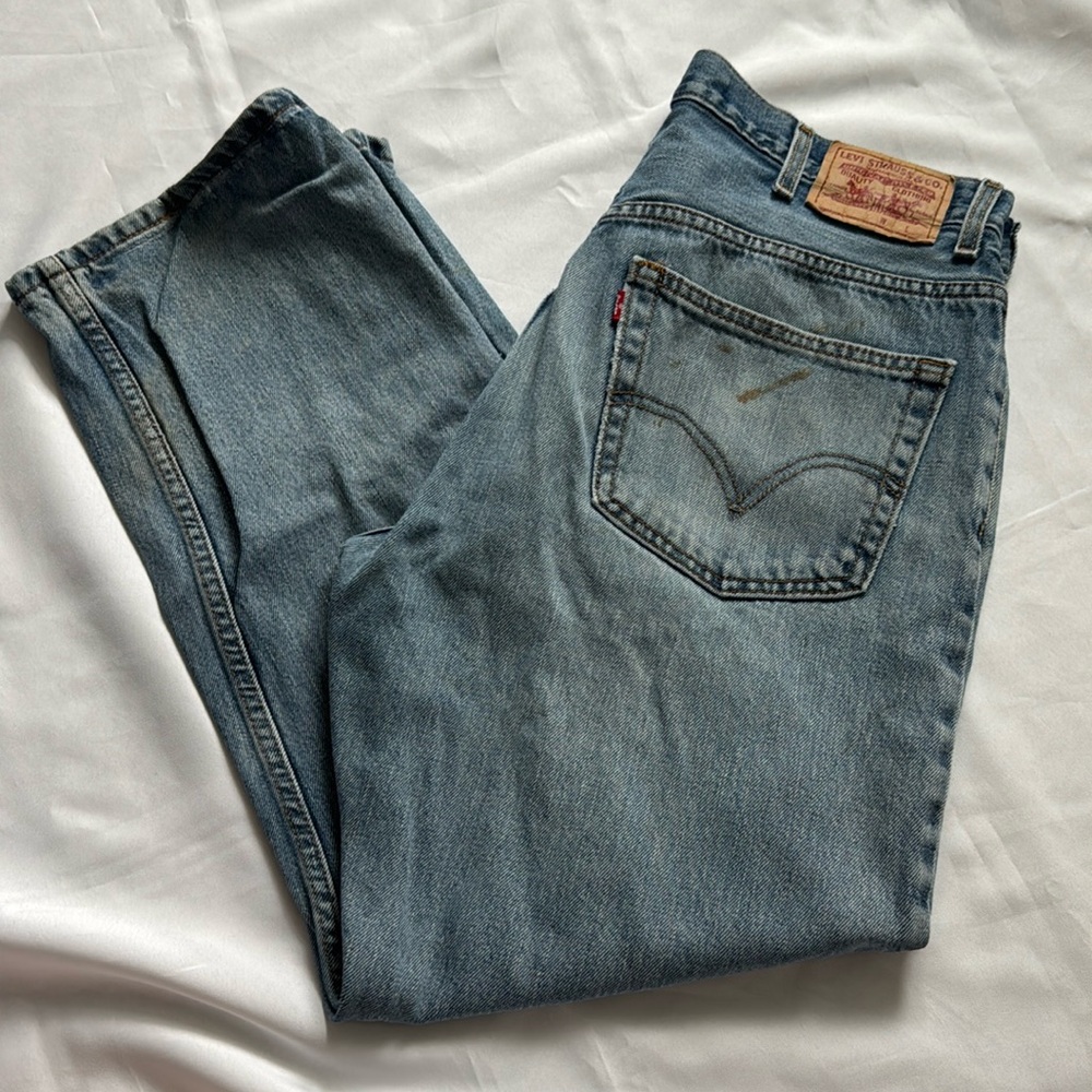 Levi’s 505, Size 38 Distressed Levi’s, Vintage Feel Levi’s Jeans Size 38 x 30